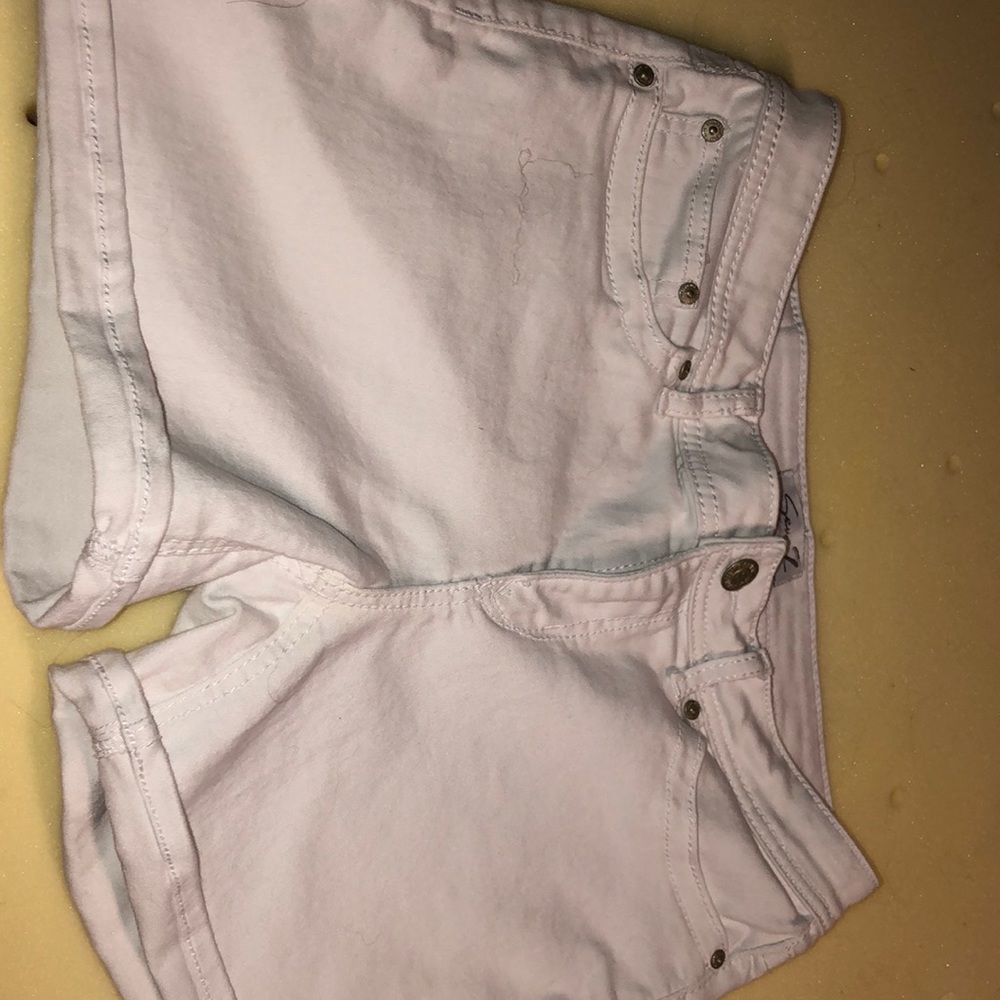 White Seven7 Shorts